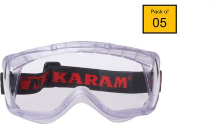 Karam ES008 Pack of 5 Blowtorch, Laboratory, Power Tool, Welding, Wood-working  Safety Goggle