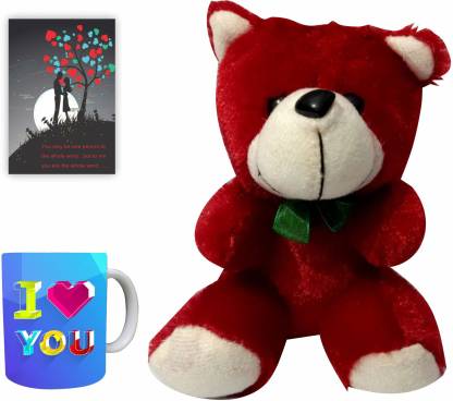 DECOR Production Soft Toy, Mug, Greeting Card Gift Set
