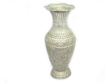 PH Artistic Handcrafted 925 sterling silver Flower Vase engraved design Home Decorative Silver Vase