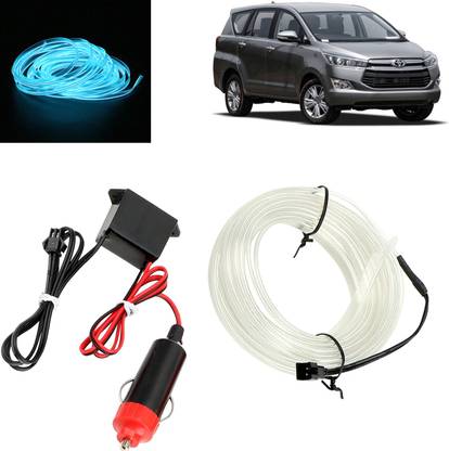 Aksmit Ice Blue Car Interior Dash Light Ambient Neon Light For Innova Crysta With Adapter Dlib930 Dash Light Interior Light Car Led For Toyota 12 V 18 W Price In India Buy