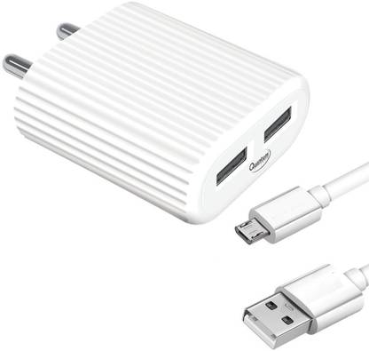 QUANTUM 12 W 2.4 A Wall Charger for Mobile with Detachable Cable