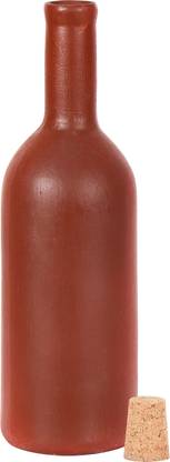 Vedgyan Organic Clay Water Bottle (Natural Self-Cooling Claypot Bottle, 600 ML) 600 ml Clay Bottle