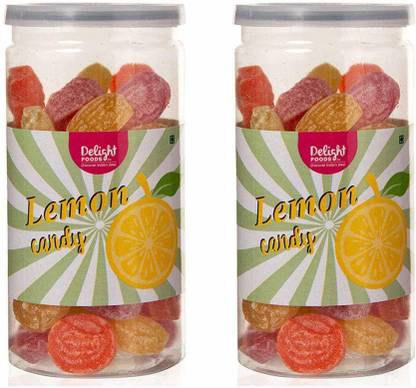 Delight Foods Assorted Lemon Candies - Hard boiled lemon Candy