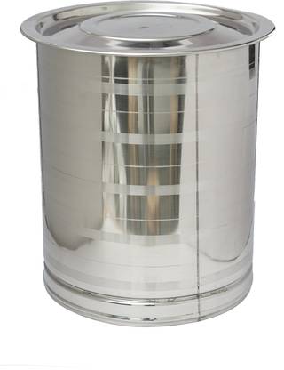 EGLOB Stainless Steel Container for multipurpose 10 litre Water Capacity 79825 10 L Drum