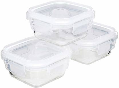 Cutting EDGE Glass Fridge Container  - 320 ml, 320 ml, 320 ml