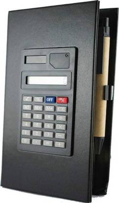 OnTech Diary with calculator and sticky note pad, Black Regular Diary single 1 Pages