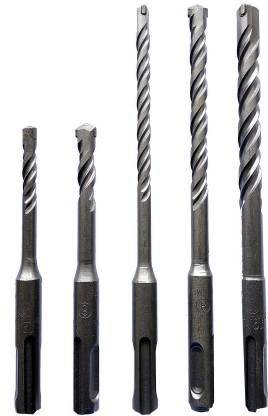 tools master SDS BIT SET BIT SET HAMMERING BIT SET Suitable for most Masonary, Electrical & Plumping works- 5pieces Professional Quality