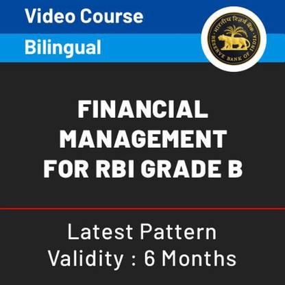 Adda247 Financial Management for RBI Grade B Video Course