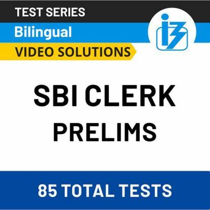 Adda247 SBI Clerk Mock Test Prelims Online Test Series