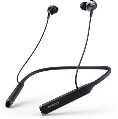 PHILIPS TAPN402 Neckband Earphones with 14 Hr Playtime, 12.2 mm Drivers, IPX4 Bluetooth
