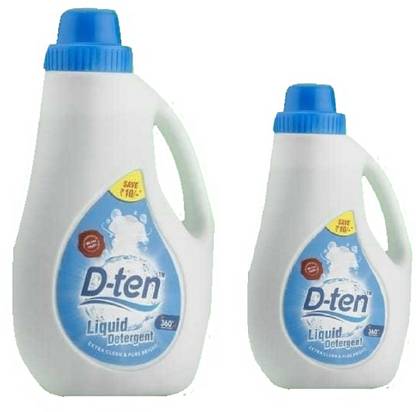dten LIQUID DETERGENT 1 LTR & 500 ML ( PACK OF 2 ) Classic Liquid Detergent