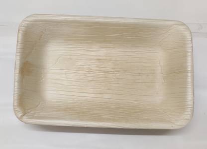 Catalyst Natural Areca Leaf 6" x 9" Rectangular Plate Tray