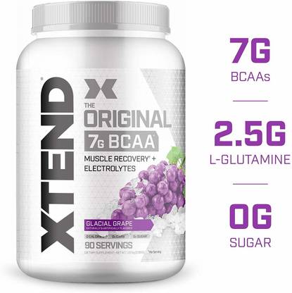 XTEND BCAA SUPPLEMENT 90 SERVINGS GLACIAL GRAPE BCAA BCAA