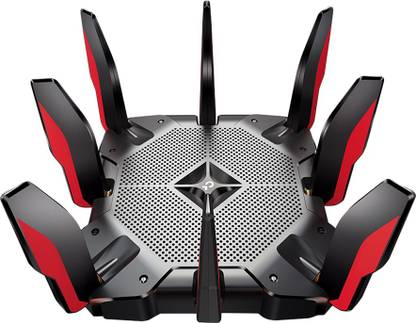 TP-Link Archer AX11000 Gaming Router 2.4 GHz, 5 GHz 11000 Mbps Wifi Speed Tri Band External Antenna Ethernet (Cable Broadband)
