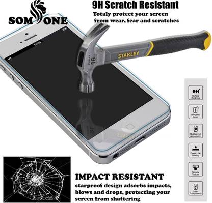 SOMTONE Tempered Glass Guard for Infinix Hot 12 Pro And Free 1 Mobile Back Embossed Skin With Cut FS002