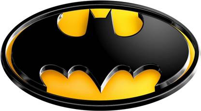 nirmal décor 33 cm Batman Logo Magnetic Sticker