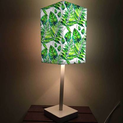 Nutcase Dark Green Leaf Table Lamp
