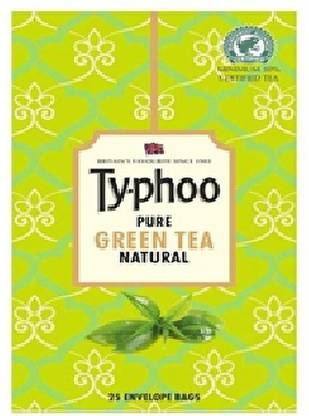 typhoo Green Tea pure Natural envelope Unflavoured Instant Tea Bags Box