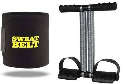 INSTAFIT Sweat Belt and Double Spring Tummy Trimmer Home Gym Exerciser Ab Exerciser