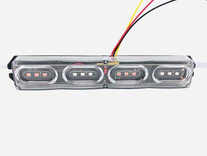 SLAMPZ Brake Light, Reversing Light, Tail Light, Back Up Lamp, Parking Light, Fog Lamp, POLICE FLASHING LIGHT (multicolor) (Universal For Bike) Car Fancy Lights