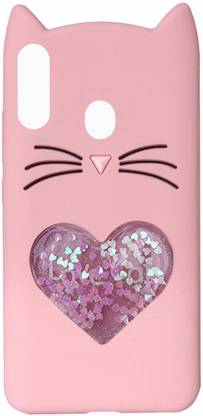Lejaao Back Cover for Cute Hello Kitty Cat Beard with Love Design Back Case Cover for Vivo Z1 Pro