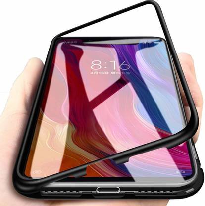 Addindia Bumper Case for Magnetic Metal Frame and Only Back Tempered Glass Cover For OnePlus 5T
