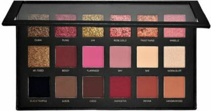 Lyffa Colours matte Textured Eyeshadow palette 18 ml