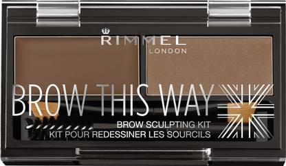 Rimmel London Brow This Way Eyebrow Sculpting Kit - Mid Brown 2.4 g
