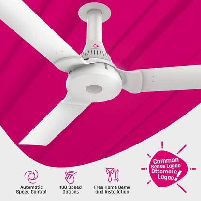 ottomate Smart Standard with 2 Year Warranty Anti Dust 1250 mm Ceiling Fan
