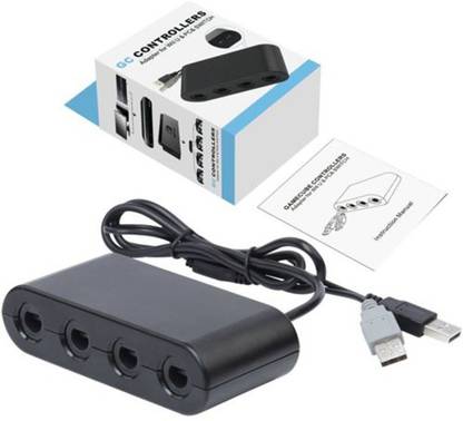 SaiDeng Gamecube Controller Adapter For Nintend Wii U & Switch and PC USB Gaming Adapter