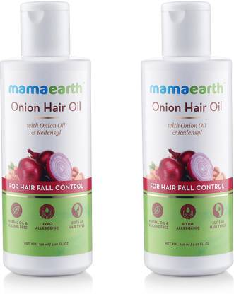 Mamaearth Onion Oil for Hair Regrowth & Hair Fall Control Pack of 2 Hair Oil