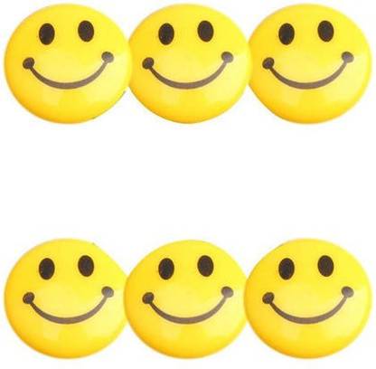 GoGrab Magnet with Smiley Face Fridge Magnet Pack of 6