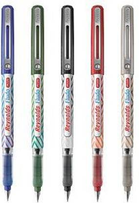 Reynolds Fludo Plus Blue With 2N Jumbo Ink Cartridges Fountain Pen