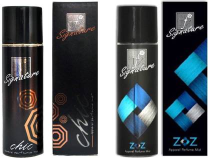 tfz Signature Exotic Chic And ZOZ Perfume 200ml Each (Pack of 2) Eau de Parfum  -  400 ml