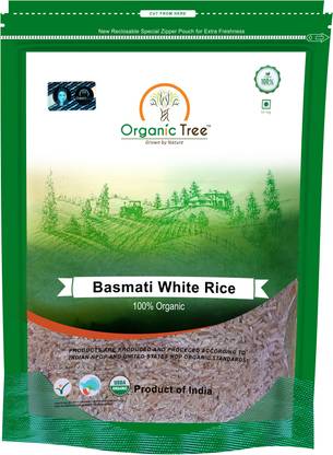 ORGANIC TREE Premium Basmati White Rice Basmati Rice