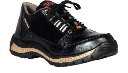 JK STEEL Steel Toe Genuine Leather Safety Shoe