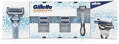Gillette Skinguard Razor+ 3 Cartridges (Blades), Men