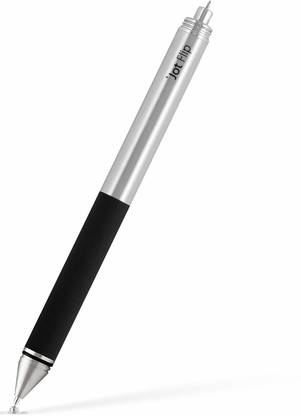 Adonit Jot Flip Fine Point Precision Stylus And Pen For Smartphones And Tablets (Stainless Steel) Stylus