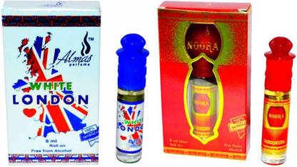Almas White London & Noora Floral Attar