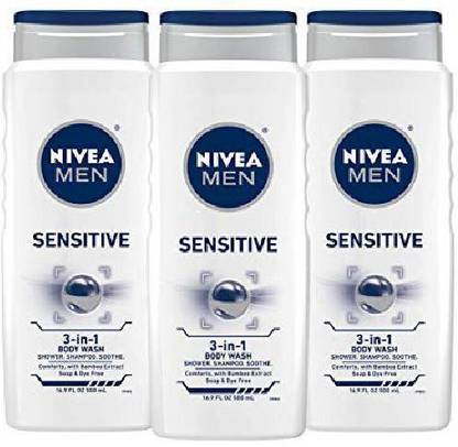 NIVEA Sensitive 3-in-1 Body Wash