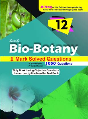 12th Bio Botany One Mark Solved Questions