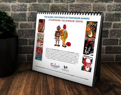 Starmark PROFESSOR SHANKU CALENDER 2020 2020 Table Calendar