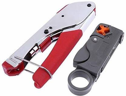 TENP Compression Coaxial Cable Crimping Tool F Rg6 Rg58 Rg59 Crimper a11 Manual Crimper