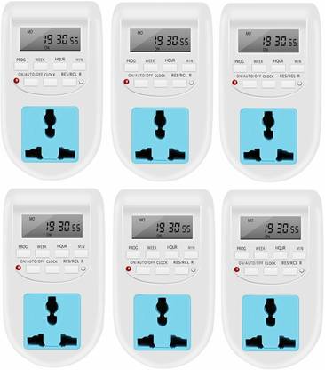 Techtest smart Digital Timer Socket Switch Energy Saving Timer Programmable Electronic Timer Eu Plug Socket Switch for Enterprise Home Socket Digital Timer, Timer Socket, Timer Switch, Digital Timer Switch, Electronic Timer, Timer, on Off Timer Switch, Programmable Electronic Timer Switch