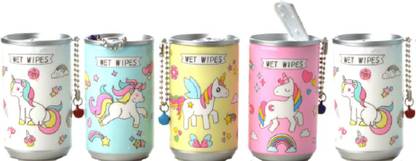 Definite Wet Wipes Tissue Can - 1 Can contains 30 wet wipes (Set of 5)