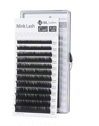 Blink Lash Eyelash Extension Blink Signature Mink Lash C Curl 0.20X7~14Mm 8 Sizes In 1 Mixed Tray (Cx0.2)