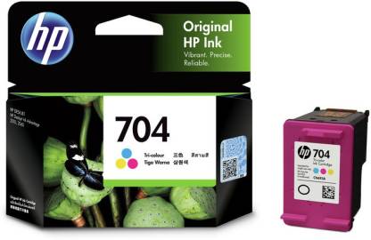HP 704 Tri Color Ink Cartridge