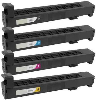 KATARIA 826A / CF310A CF311A CF312A CF313A Compatible Toner Cartridge for HP Color LaserJet Enterprise M855dn Black + Tri Color Combo Pack Ink Toner