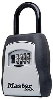 Master Lock Lock Box, Set Your Own Combination Portable Key Safe, 3-1/4 in. Combination Lock