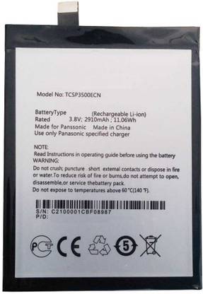 McLeod Mobile Battery For  Panasonic ELUGA A2 (KLB400P353)